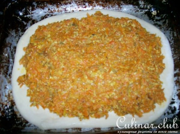 Пирог с морковью (несладкий, вариант начинки)