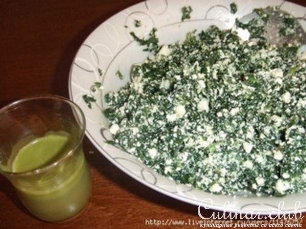 Пирожки со шпинатом и белым сыром (Ыспанклы почалар)