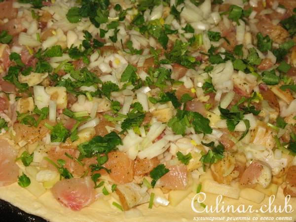 ***Рыбный пирог с пангасиусом и картофелем***