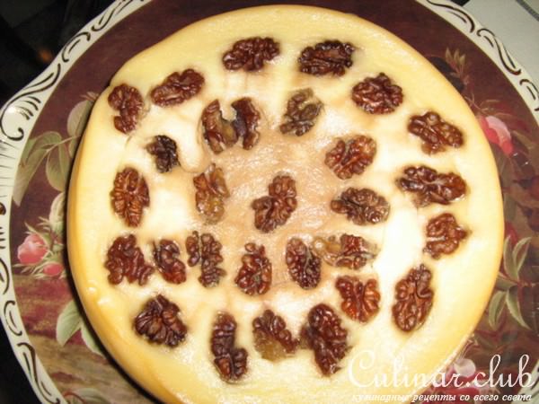 Запеканка со сгущенкой и орехами (мульти)
