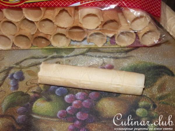 Торт ;Маковый с кокосовыми трубочками;