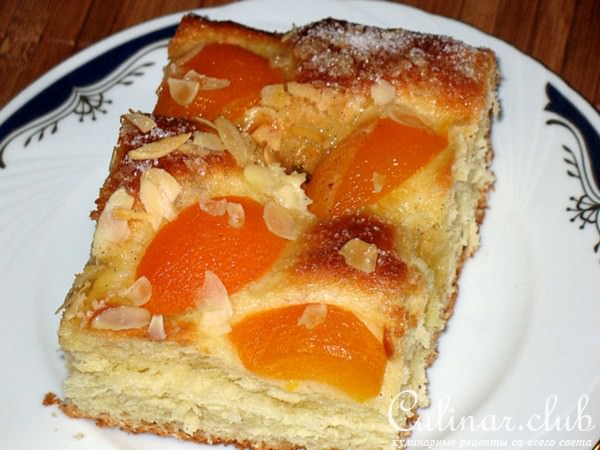 Абрикосово-масляный пирог (Aprikosen-Butterkuchen)