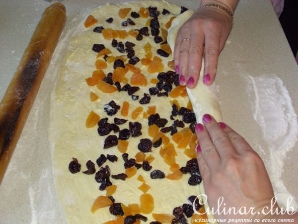 Английские булочки с фруктами 