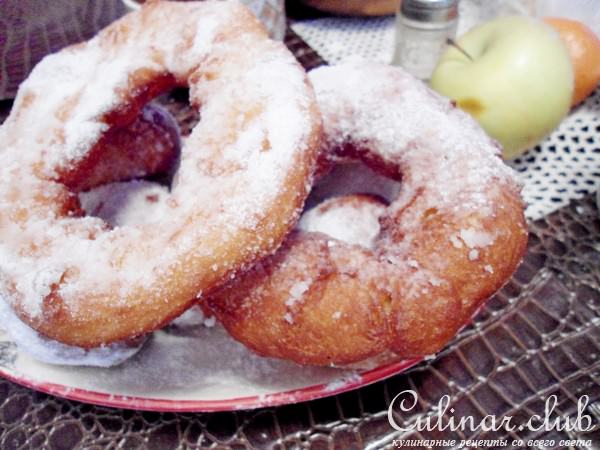 Zeppole. Картофельные пончики на дрожжах.