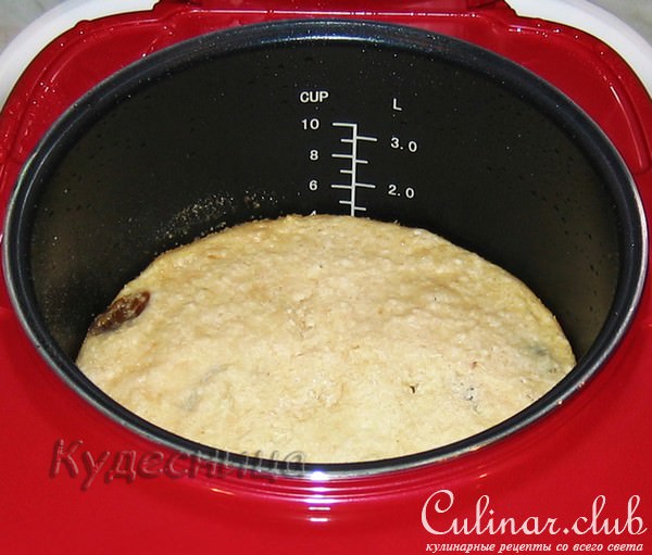 Творожная запеканка с изюмом и яблоками (Тест-драйв)
