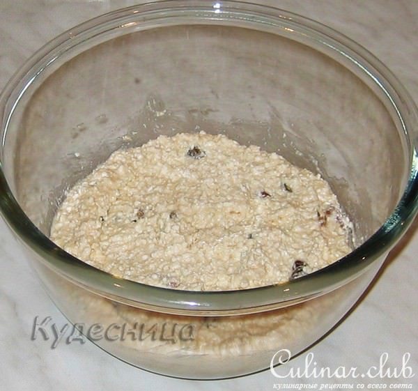 Творожная запеканка с изюмом и яблоками (Тест-драйв)