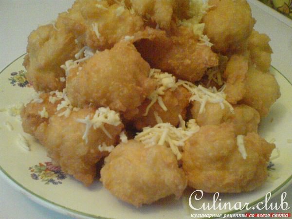 Пончики из заварного теста с сыром