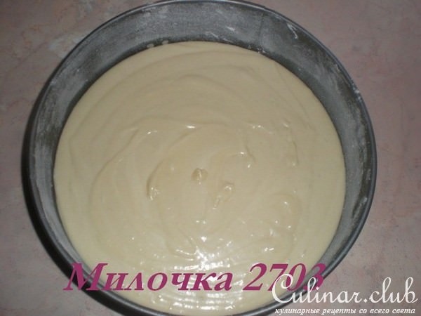 Пирог с малиной