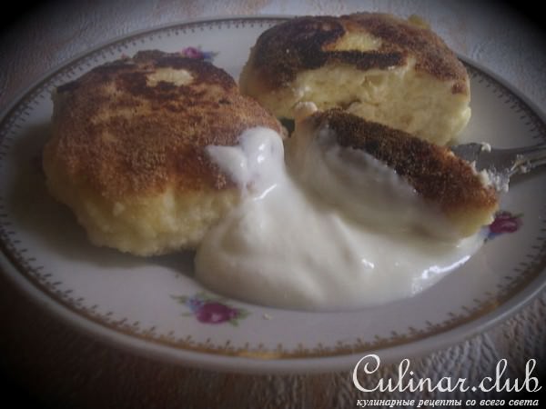 Медовые сырники с цукатами
