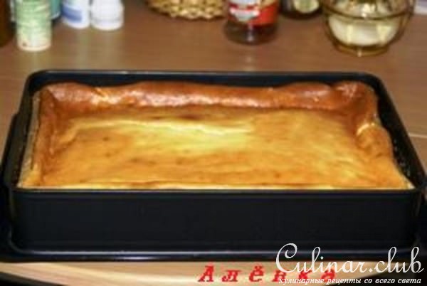 Клубничная полянка на творожном пироге (Erdbeere-Ksekuchen)