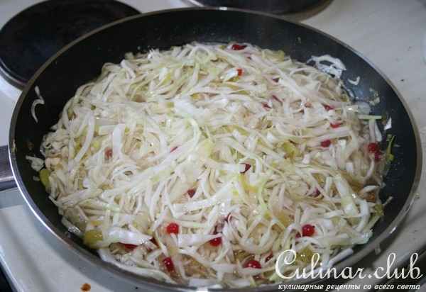 Штрудель с капустой 