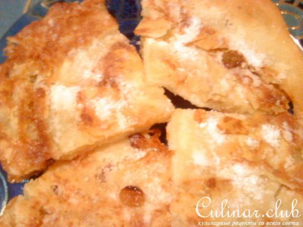 СЛАДКАЯ ЛЕПЁШКА С ИЗЮМОМ