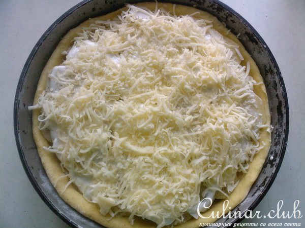 Пирог с грибами и картофелем(вариант)