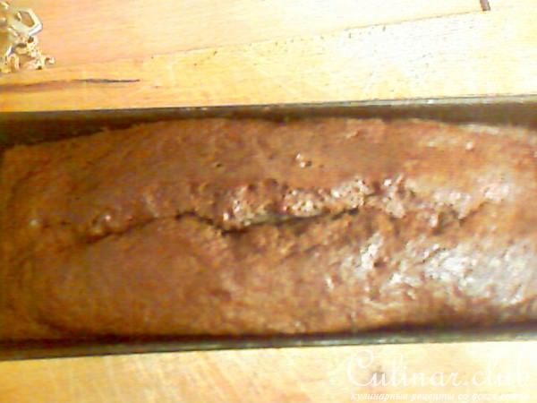шоколадно-банановый кекс