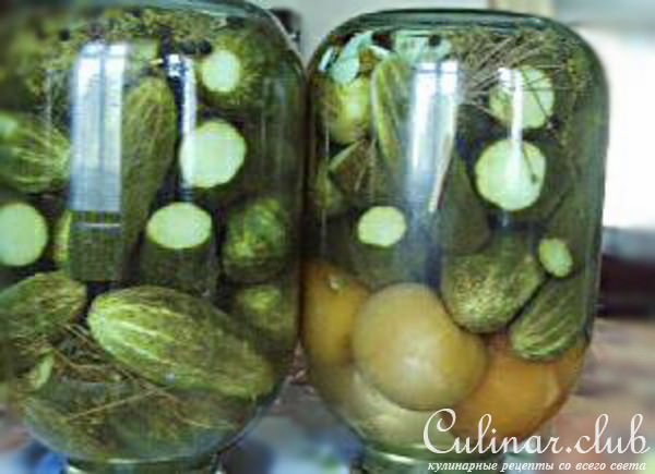 Маринованные огурцы(семейные)