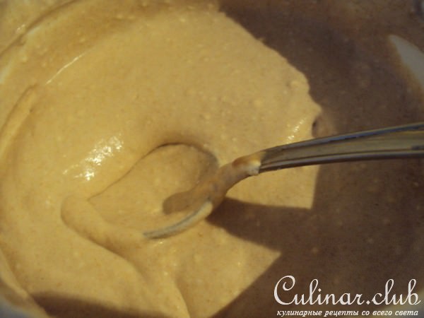 Замороженный чайный мусс с малиновым соусом (Iced ceylon tea mousse)