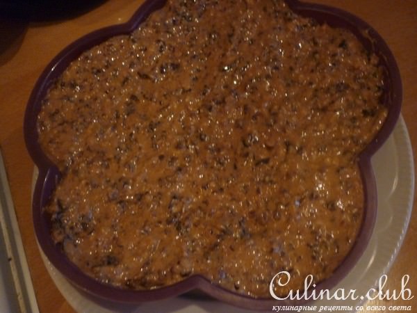Десерт с черносливом и грецкими орехами