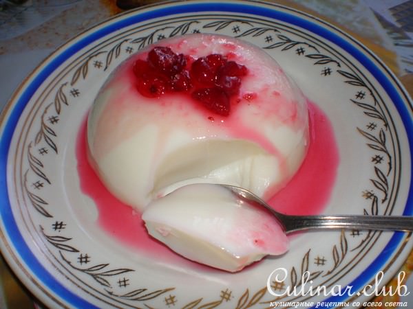 Желе из кефира