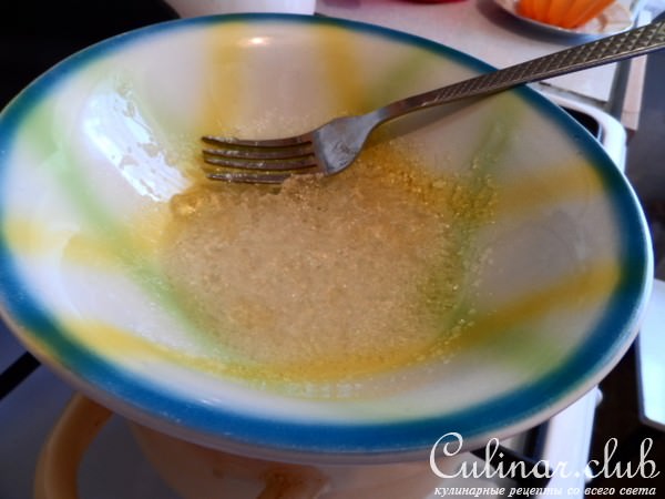 Нежное суфле с черникой.