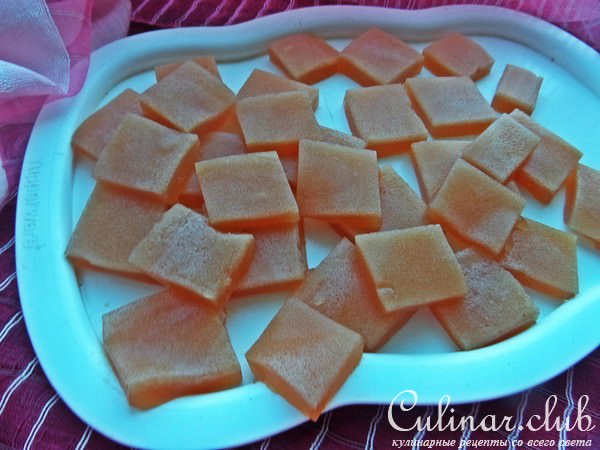 Тыквенное желе со вкусом земляники